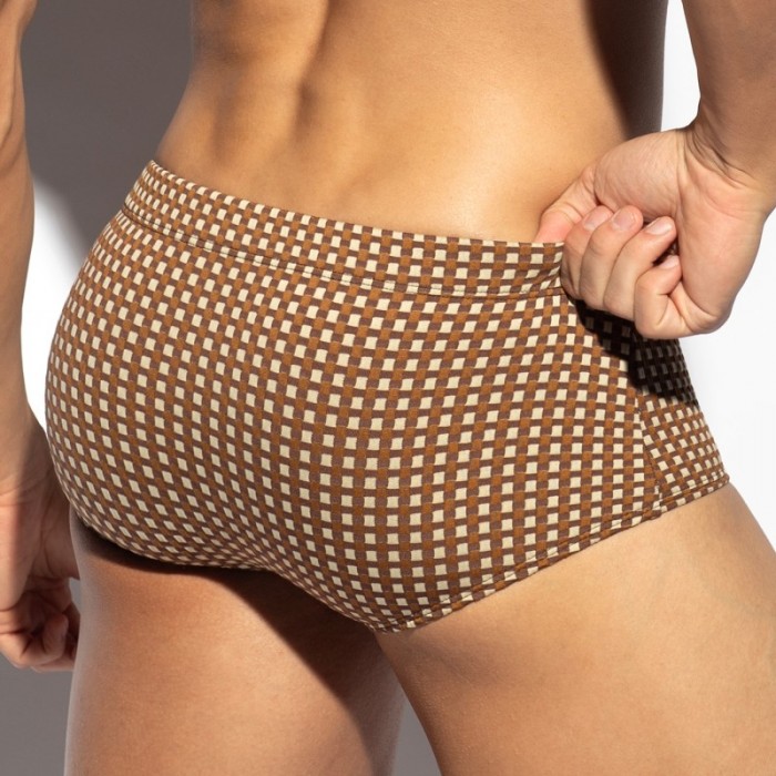 Boxer Shorts, Bath Shorty of the brand ES COLLECTION - Trunk de Bain Orak - Marron - Ref : 2502 C13