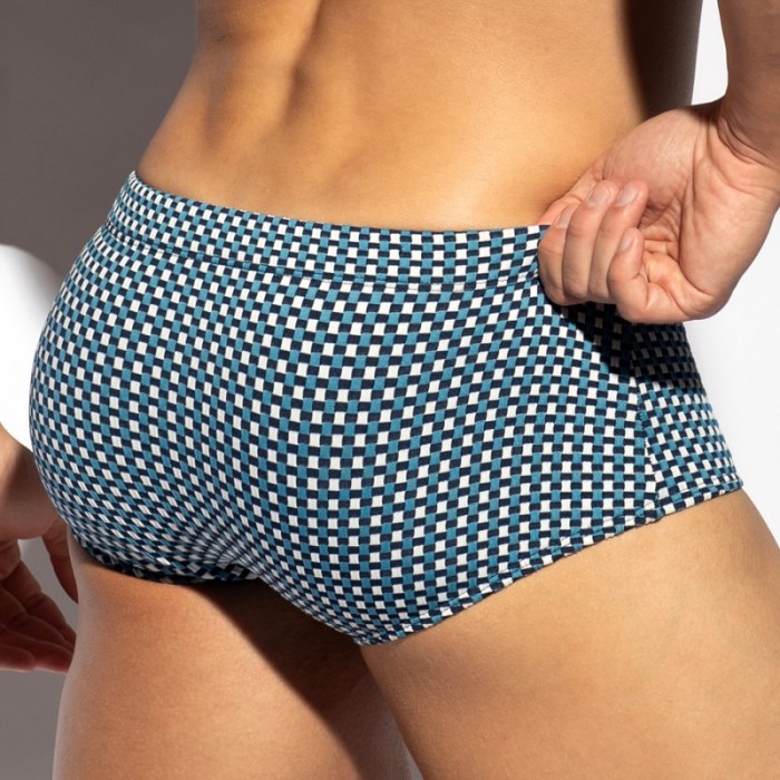 Calzoncillos Boxer, baño Shorty de la marca ES COLLECTION - copy of Trunk de Bain Orak - Marron - Ref : 2502 C16
