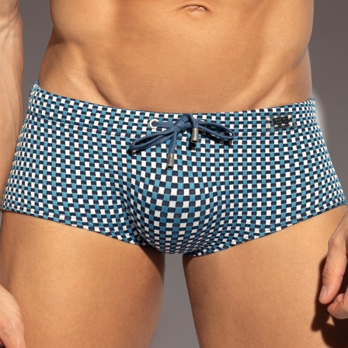 Calzoncillos Boxer, baño Shorty de la marca ES COLLECTION - copy of Trunk de Bain Orak - Marron - Ref : 2502 C16