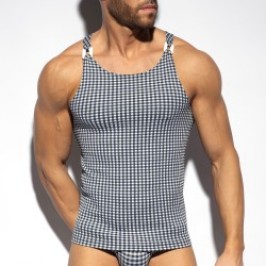 Camiseta sin mangas Gingham...
