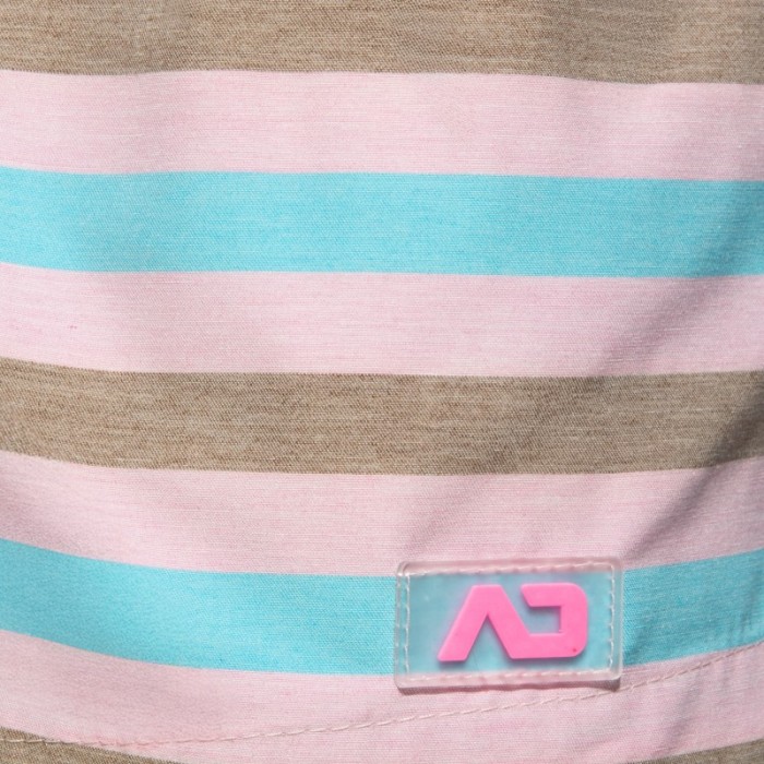 Calzoncillos Boxer, baño Shorty de la marca ADDICTED - Short de Bain Cake Stripes - Ref : ADS352 C05
