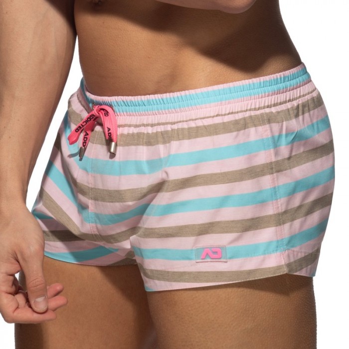Boxer, shorty de bain de la marque ADDICTED - Short de Bain Cake Stripes - Ref : ADS352 C05 Boxer, shorty de bain de la marque ADDICTED - Short de Bain Cake Stripes - Ref : ADS352 C05