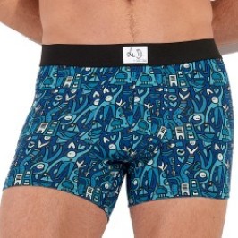 Boxer, shorty de la marque HOM - Boxer HOM x Le D Voyages Edition Limitée - Ref : 403082 P0BI