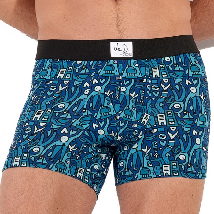 Boxer shorts, Shorty of the brand HOM - Boxer HOM x Le D Voyages Edition Limitée - Ref : 403082 P0BI Boxer shorts, Shorty of the brand HOM - Boxer HOM x Le D Voyages Edition Limitée - Ref : 403082 P0BI
