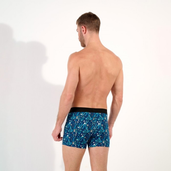Boxer shorts, Shorty of the brand HOM - Boxer HOM x Le D Voyages Edition Limitée - Ref : 403082 P0BI