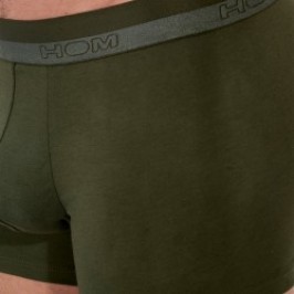 Boxer, shorty de la marque HOM - Boxer HOM CLASSIC kaki - Ref : 400203 00DK