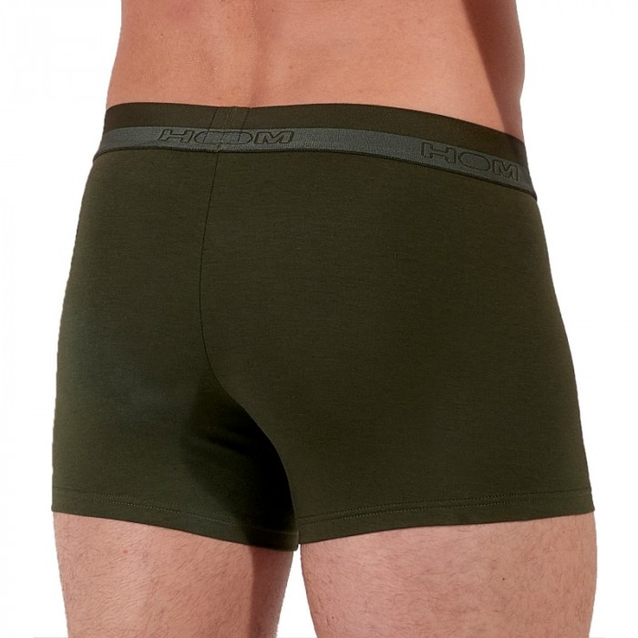 Boxer, shorty de la marque HOM - Boxer HOM CLASSIC kaki - Ref : 400203 00DK