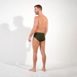 Slip, Tanga de la marque HOM - Slip HOM HO1 kaki - Ref : 359521 00DK