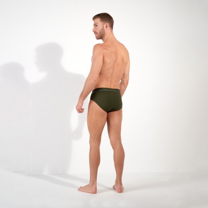 Slip, Tanga de la marque HOM - Slip HOM HO1 kaki - Ref : 359521 00DK