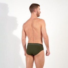 Slip, Tanga de la marque HOM - Slip HOM HO1 kaki - Ref : 359521 00DK
