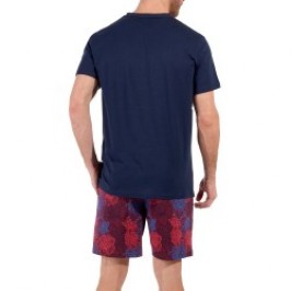 Pyjacourt de la marque HOM - Pyjama Court HOM Bouquet - Ref : 403061 P0ZQ