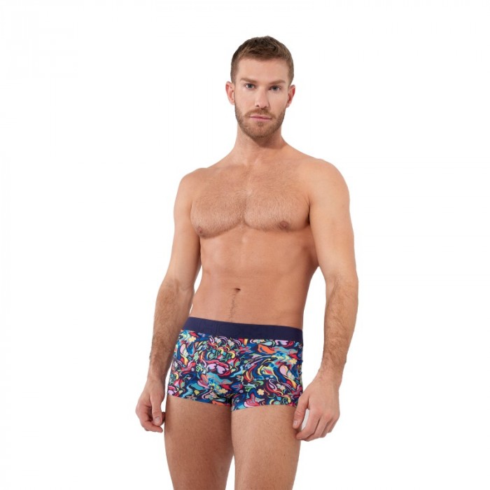 Pantaloncini boxer, Shorty del marchio HOM - Boxer Court HOM Psychedelic - Ref : 403099 P023