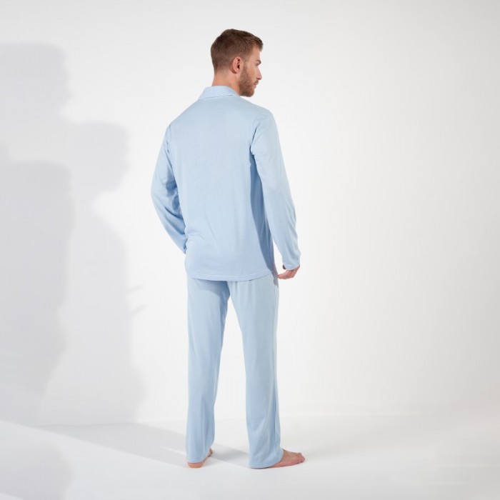 Pyjama de la marque HOM - Pyjama HOM Rafael - Bleu - Ref : 403064 3596