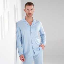 Pyjama de la marque HOM - Pyjama HOM Rafael - Bleu - Ref : 403064 3596