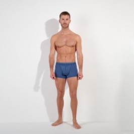 Boxer shorts, Shorty of the brand HOM - Boxer HOM HO1 Coton/Modal - Bleu Jean - Ref : 359520 0054