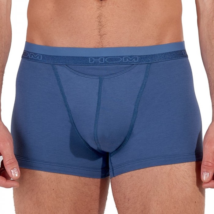 Boxer shorts, Shorty of the brand HOM - Boxer HOM HO1 Coton/Modal - Bleu Jean - Ref : 359520 0054