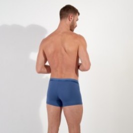 Boxer shorts, Shorty of the brand HOM - Boxer HOM HO1 Coton/Modal - Bleu Jean - Ref : 359520 0054