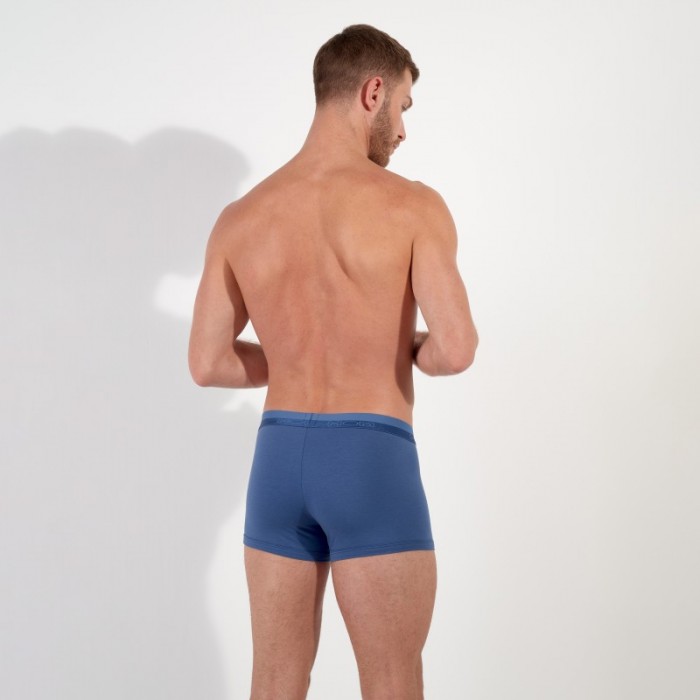 Boxer shorts, Shorty of the brand HOM - Boxer HOM HO1 Coton/Modal - Bleu Jean - Ref : 359520 0054