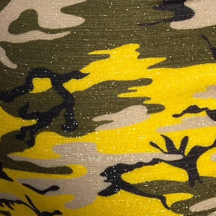 Badeschein der Marke ADDICTED - Slip de Bain Bright Camo - Jaune - Ref : ADS371 C03