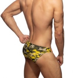 Badeschein der Marke ADDICTED - Slip de Bain Bright Camo - Jaune - Ref : ADS371 C03