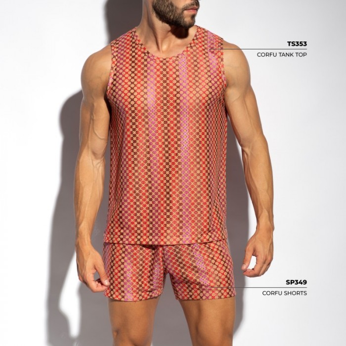 Short de la marque ES COLLECTION - Short Corfu - Edition Limitée - Ref : SP349 C06