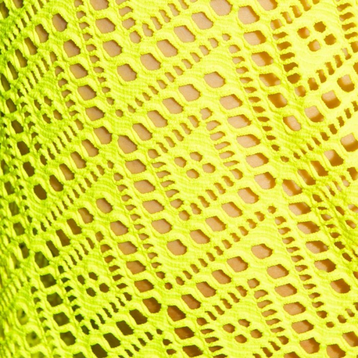 Bermuda de la marque ES COLLECTION - Bermuda Ibiza Retro - Jaune Néon - Ref : SP330 C31