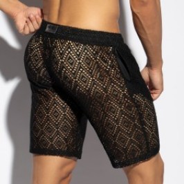 Bermuda de la marque ES COLLECTION - Bermuda Ibiza Retro - Noir - Ref : SP330 C10