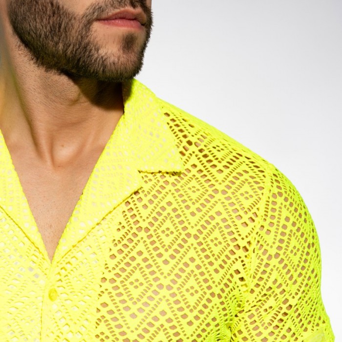Shirt der Marke ES COLLECTION - copy of Chemise Ibiza Retro - Ivoire - Ref : SHT027 C31