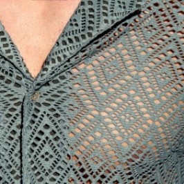 Shirt der Marke ES COLLECTION - copy of Chemise Ibiza Retro - Ivoire - Ref : SHT027 C12