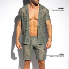 Shirt der Marke ES COLLECTION - copy of Chemise Ibiza Retro - Ivoire - Ref : SHT027 C12
