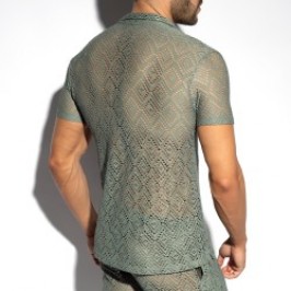Shirt der Marke ES COLLECTION - copy of Chemise Ibiza Retro - Ivoire - Ref : SHT027 C12