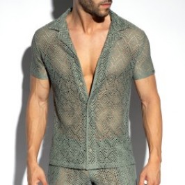 Shirt der Marke ES COLLECTION - copy of Chemise Ibiza Retro - Ivoire - Ref : SHT027 C12