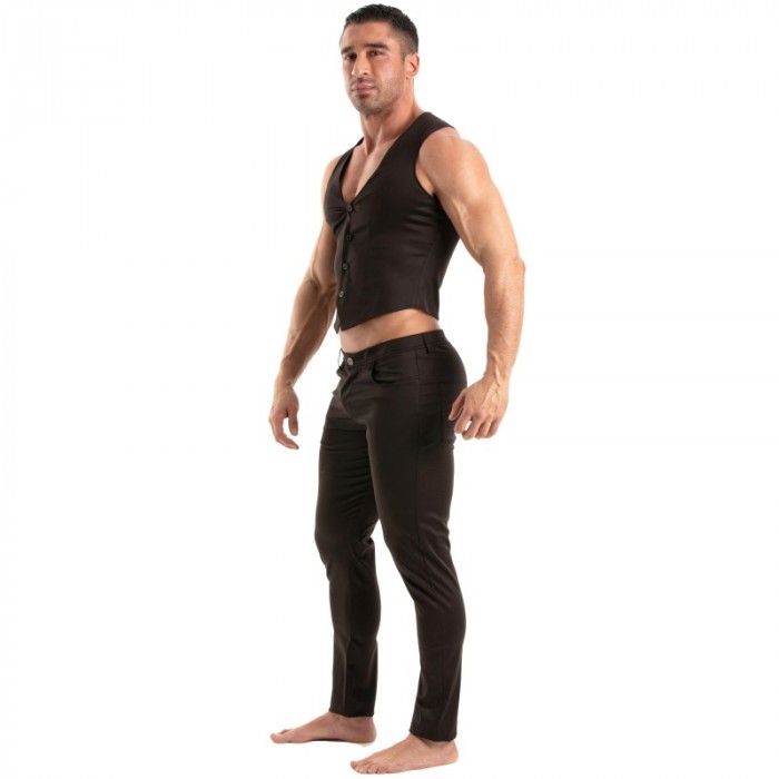 Giacca del marchio TOF PARIS - Gilet Chino Tof Paris - Noir - Ref : TOF516N