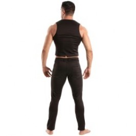 Giacca del marchio TOF PARIS - Gilet Chino Tof Paris - Noir - Ref : TOF516N