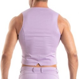 Veste de la marque TOF PARIS - Gilet Chino Tof Paris - Violet - Ref : TOF516V