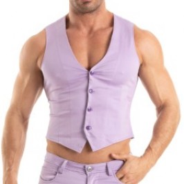 Veste de la marque TOF PARIS - Gilet Chino Tof Paris - Violet - Ref : TOF516V