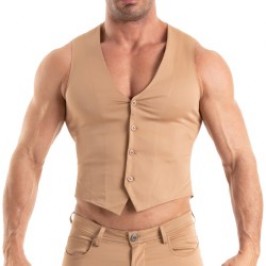 Gilet Chino Tof Paris - Marron