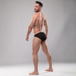 Slip del marchio TOF PARIS - Mini Slip Riviera Tof Paris - Noir - Ref : TOF574N