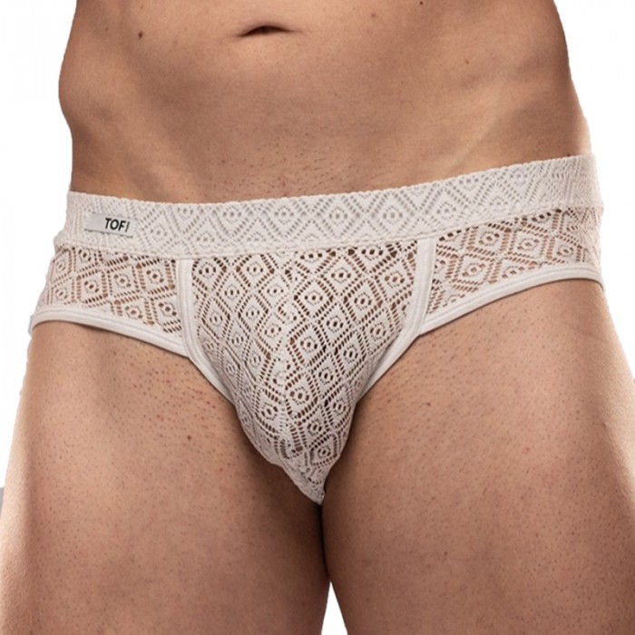Slip, Tanga de la marque TOF PARIS - Slip Riviera Tof Paris - Blanc - Ref : TOF572B Slip, Tanga de la marque TOF PARIS - Slip Riviera Tof Paris - Blanc - Ref : TOF572B