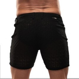 Corto de la marca TOF PARIS - Short Mi-Cuisse Riviera Tof Paris - Noir - Ref : TOF571N