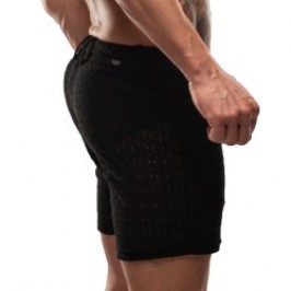 Breve del marchio TOF PARIS - Short Mi-Cuisse Riviera Tof Paris - Noir - Ref : TOF571N