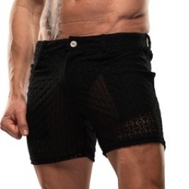 Corto de la marca TOF PARIS - Short Mi-Cuisse Riviera Tof Paris - Noir - Ref : TOF571N
