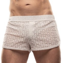 Short de la marque TOF PARIS - Mini Short Riviera Tof Paris - Blanc - Ref : TOF570B