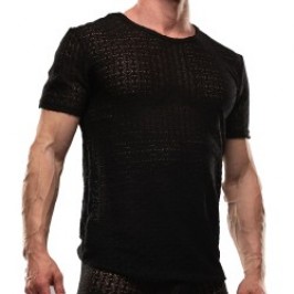 Mangas cortas de la marca TOF PARIS - T-shirt Riviera Tof Paris - Noir - Ref : TOF569N