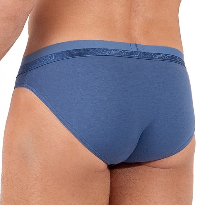 Slip, Tanga de la marque HOM - Slip HOM CLASSIC bleu jean - Ref : 400204 0054