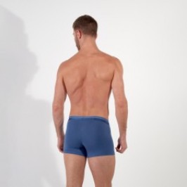 Boxer, shorty de la marque HOM - Boxer HOM CLASSIC bleu jean - Ref : 400203 0054