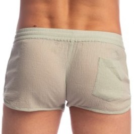 Short de la marque L HOMME INVISIBLE - Beynac - Shorts Light Emerald - Ref : SP05 BEY 486