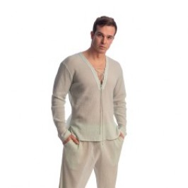 Chemise de la marque L HOMME INVISIBLE - Beynac- Drawstring Top - Ref : RW04 BEY 486