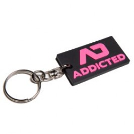 Porte Clés ADDICTED - Rose