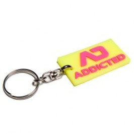 Porte Clés ADDICTED - Jaune...